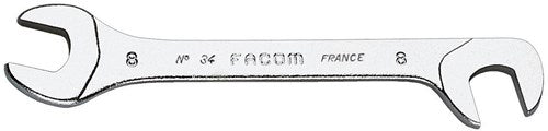 Facom steeksleutel micromechanica, bek 15° en 75° gebogen 10 mm - 34.10