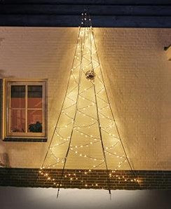 Afbeelding laden in galerijviewer, Enzo fairybell wall 240 leds warm wit 4m hoog - 5534962
