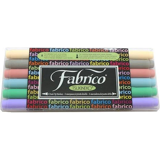 Tsukineko • versacraft fabrico markers pastel 6st.