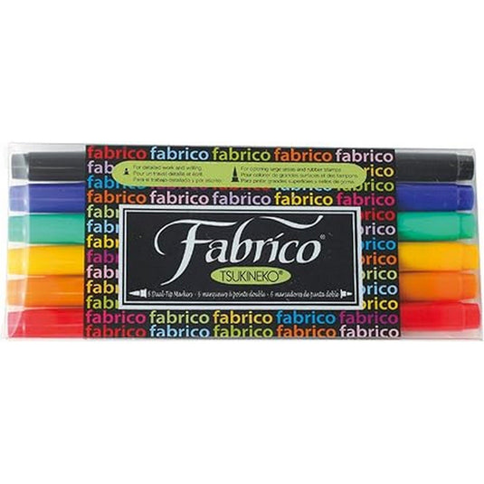 Tsukineko • versacraft fabrico markers standard 6st.