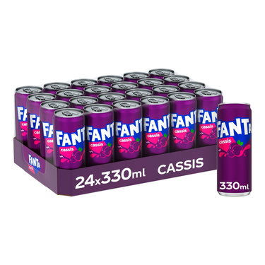 Fanta cassis blik (24x 33cl)
