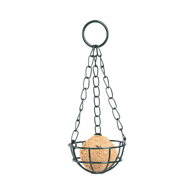 Afbeelding laden in galerijviewer, Esschert design halfopen vetbolhouder dia.7,5x21,5cm staal
