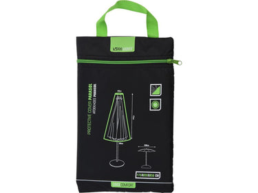 Pro garden afdekhoes voor parasol 17.5x28x50 cm zwart