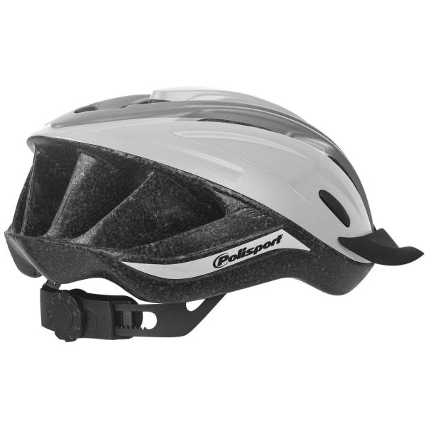 Afbeelding laden in galerijviewer, Polisport ride in fietshelm m 54-58cm wit grijs
