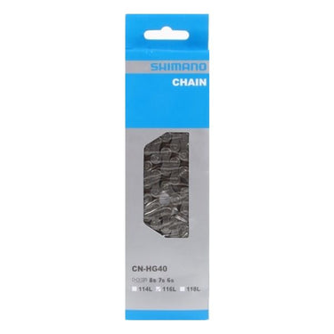 Shimano HG40 Ketting 6 7 8v 116 Schakels - Grijs