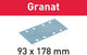 Festool accessoires granat stf 93x178 p40 gr 50 schuurstroken | 498933