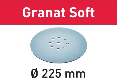 Festool accessoires schuurschijf stf d225 p240 gr s 25 granat soft - 204226