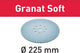Festool accessoires schuurschijf stf d225 p240 gr s 25 granat soft - 204226