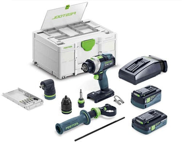 Festool accu-klopboormachines tpc 18 4 5,0 4,0 i-set quadrive - 577621 577621