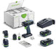 Festool accu-schroefboormachine t 18+3 hpc 4,0 i-set - 577609