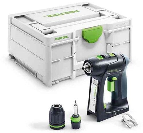Afbeelding laden in galerijviewer, Festool c 18 li-basic accuschroefboormachine | zonder accu's en lader - 576434
