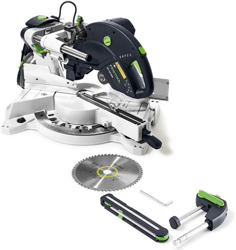 Afbeelding laden in galerijviewer, Festool afkort-trekzaag kapex ks 120 reb | zaagdiepte 120 mm | dubbele geleidekolom - 575302
