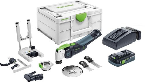 Afbeelding laden in galerijviewer, Festool osc 18 hpc 4,0 ei-set vecturo oscillerende accu multitool - 576593
