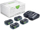 Festool sys 18v 4x 4.0ah tbx4 tcl6duo energie-set - 578823