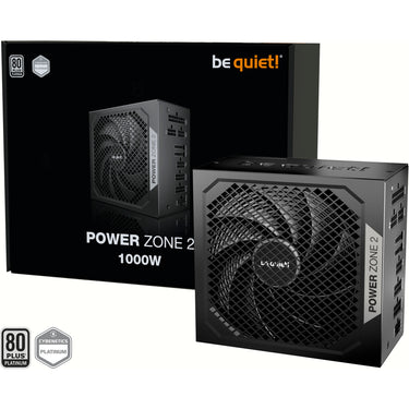 Be quiet! power zone 2 modulaire 1000 watt voeding (zwart, 1x 12v-2x6, 3x pcie)