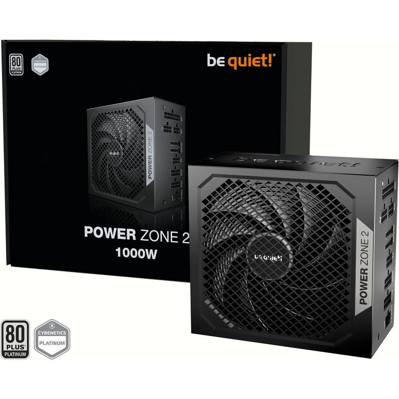 Afbeelding laden in galerijviewer, Be quiet! power zone 2 modulaire 1000 watt voeding (zwart, 1x 12v-2x6, 3x pcie)
