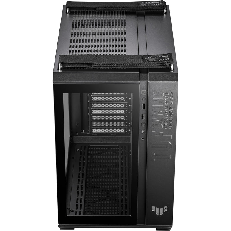 Afbeelding laden in galerijviewer, Asus tuf gaming gt502 plus midi tower behuizing (zwart | 2x usb-a | 1x usb-c | tempered glass)
