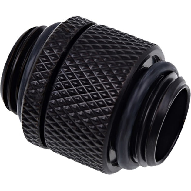 Afbeelding laden in galerijviewer, Alphacool eiszapfen double nipple rotatable g1 4 ag to g1 4 ag aansluiting (zwart)

