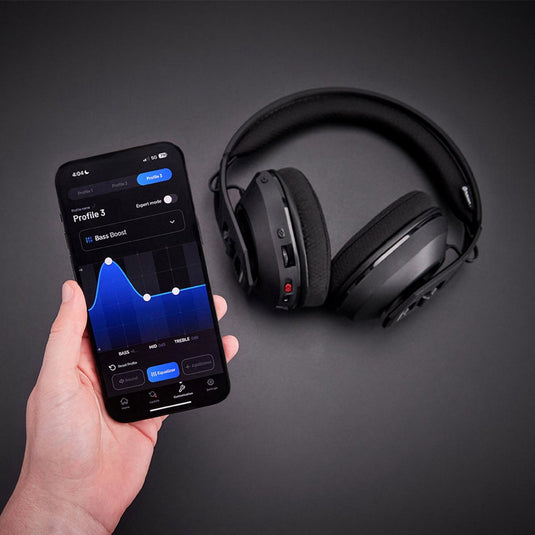 Nacon rig 600 pro hs over-ear gaming headset (zwart, playstation 5, playstation 4, windows, nintendo switch, android, ios)