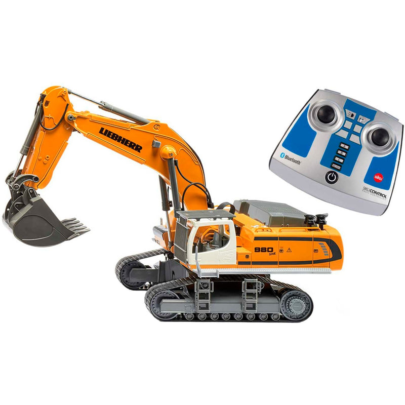 Afbeelding laden in galerijviewer, Siku control - liebherr r980 sme rupsgraafmachine rc (incl. afstandsbediening, schaal 1:32)
