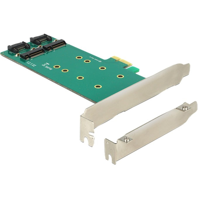 Afbeelding laden in galerijviewer, Delock pci express card > 2 x internal m.2 key b 110 mm - low profile form factor adapter
