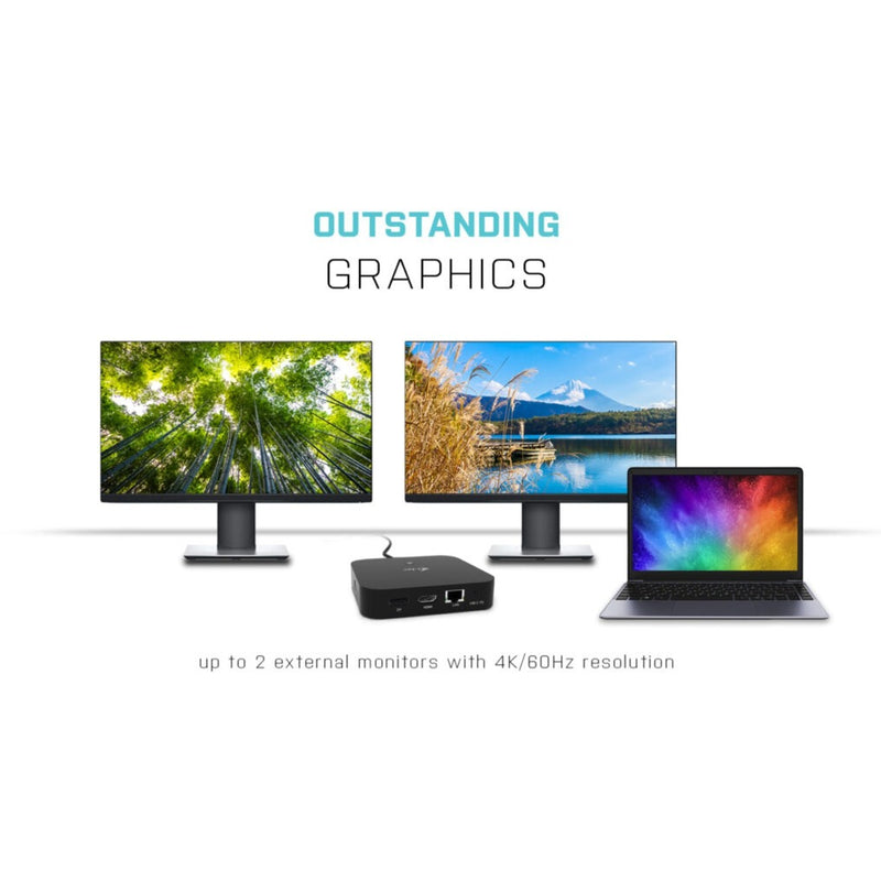 Afbeelding laden in galerijviewer, I-tec usb-c hdmi dp docking station with power delivery 65w + universal charger 77 w (zwart)
