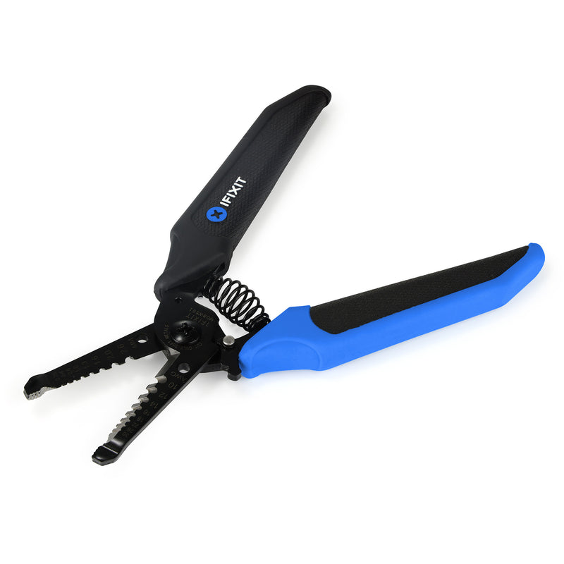 Afbeelding laden in galerijviewer, Ifixit mandible wire strippers striptang (zwart blauw)
