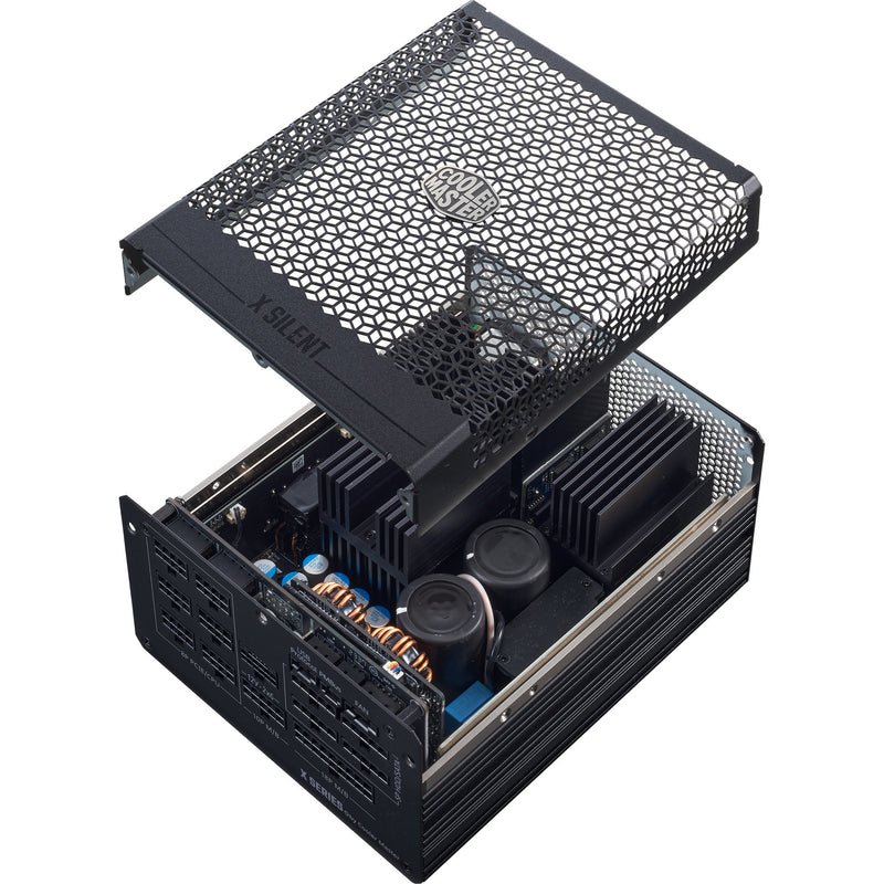 Afbeelding laden in galerijviewer, Cooler master , 1100 watt voeding (zwart)
