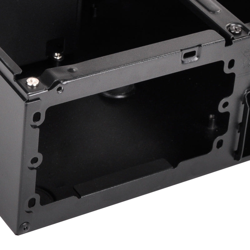 Afbeelding laden in galerijviewer, Silverstone sst-ml09b htpc behuizing (zwart | 2x usb-a)
