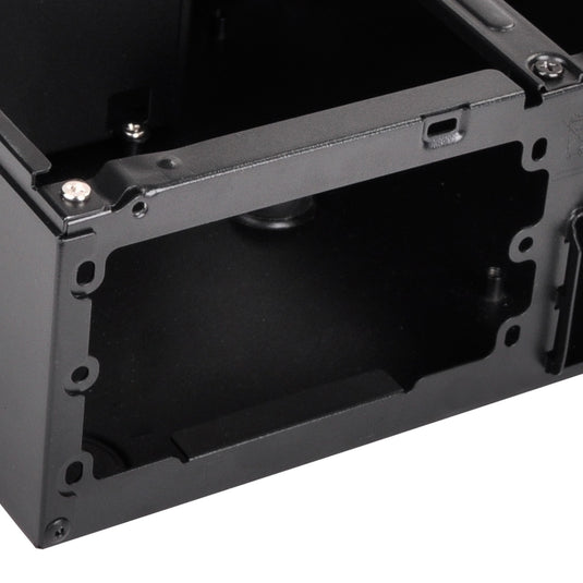 Silverstone sst-ml09b htpc behuizing (zwart | 2x usb-a)