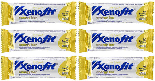 Xenofit energy bar banana 6x50g