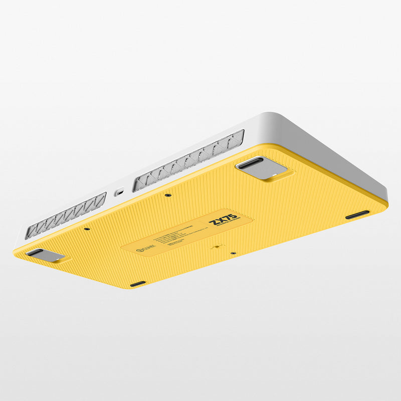 Afbeelding laden in galerijviewer, Ty iqunix zx75 gravi wave wireless mechanical keyboard (grijs, us lay-out (qwer), gateron red, 75%, rgb leds, hot-swappable, double-shot pbt, 2.4ghz | bluetooth 5.1 | usb-c)
