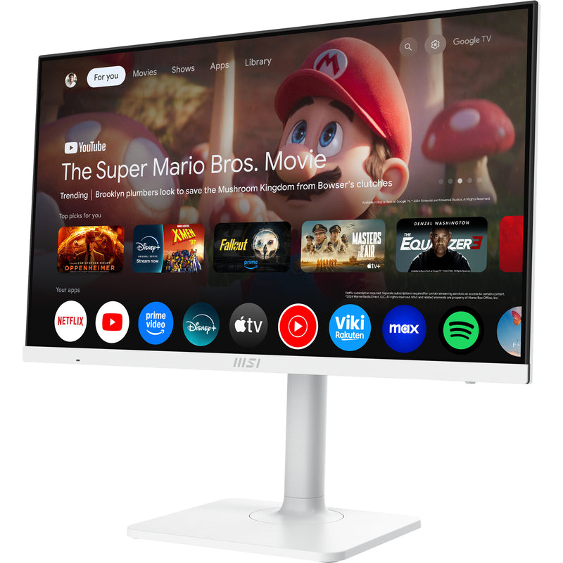 Afbeelding laden in galerijviewer, Msi modern md272upsw 27 4k uhd monitor (wit, hdmi, displayport, 2x usb-a, usb-c, wi-fi 5, bt, rj-45)

