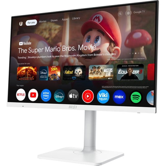 Msi modern md272upsw 27 4k uhd monitor (wit, hdmi, displayport, 2x usb-a, usb-c, wi-fi 5, bt, rj-45)