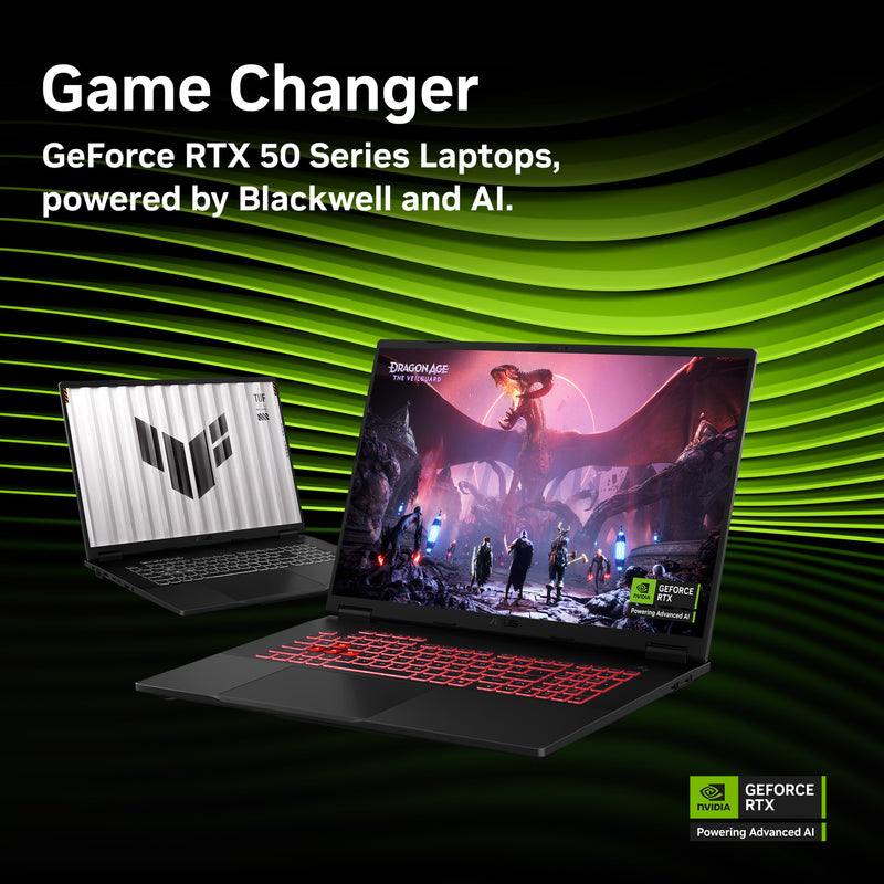 Afbeelding laden in galerijviewer, Asus tuf gaming a18 fa808um-s8132w 18 gaming laptop (zwart grijs | r7 260 | rtx 5060 | 16 gb | 512 gb ssd)
