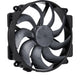Noctua nf-a14x25r g2 pwm chromax.black case fan (zwart, 140 x 140 x 25 mm)