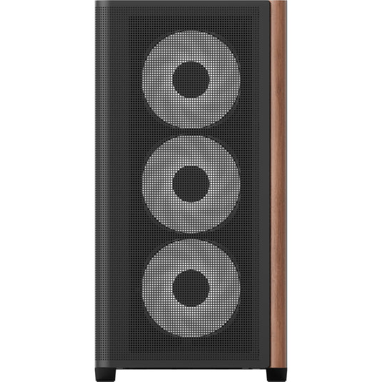 Aerocool b301a mini tower behuizing (zwart | 1x usb-a | 1x usb-c | rgb)