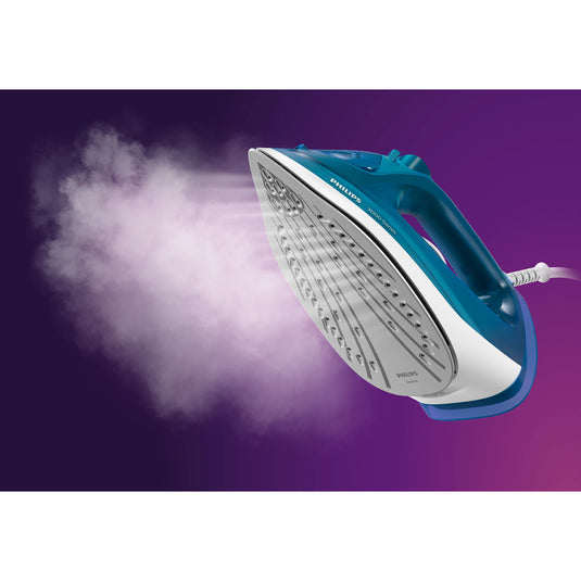 Philips 3000-serie dst3040 stoomstrijkijzer (blauw, 2600w - 40g min - 200 sos - a)