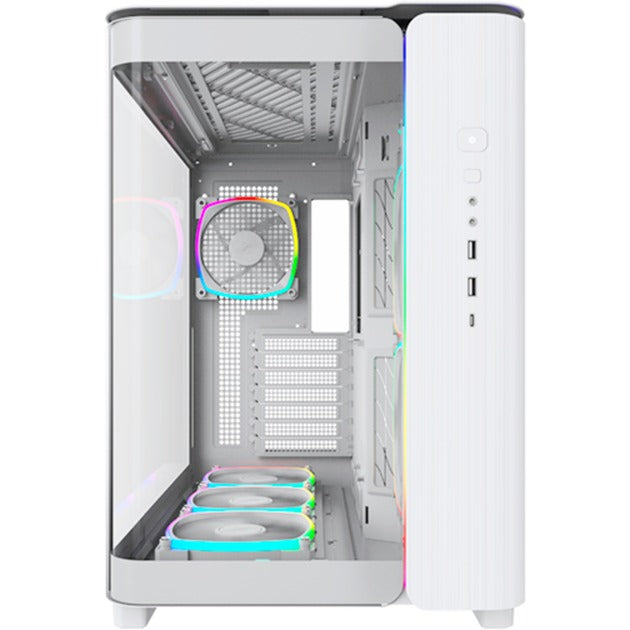 Afbeelding laden in galerijviewer, Montech king 95 pro midi tower behuizing (wit | 2x usb-a | 1x usb-c | rgb | tempered glass)
