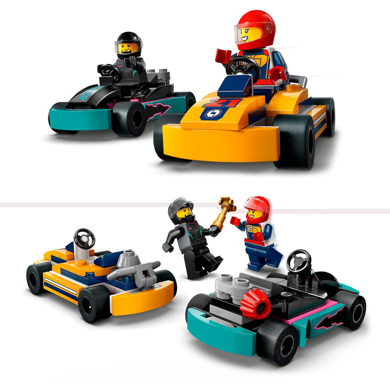 Afbeelding laden in galerijviewer, Lego city karts en racers - 60400

