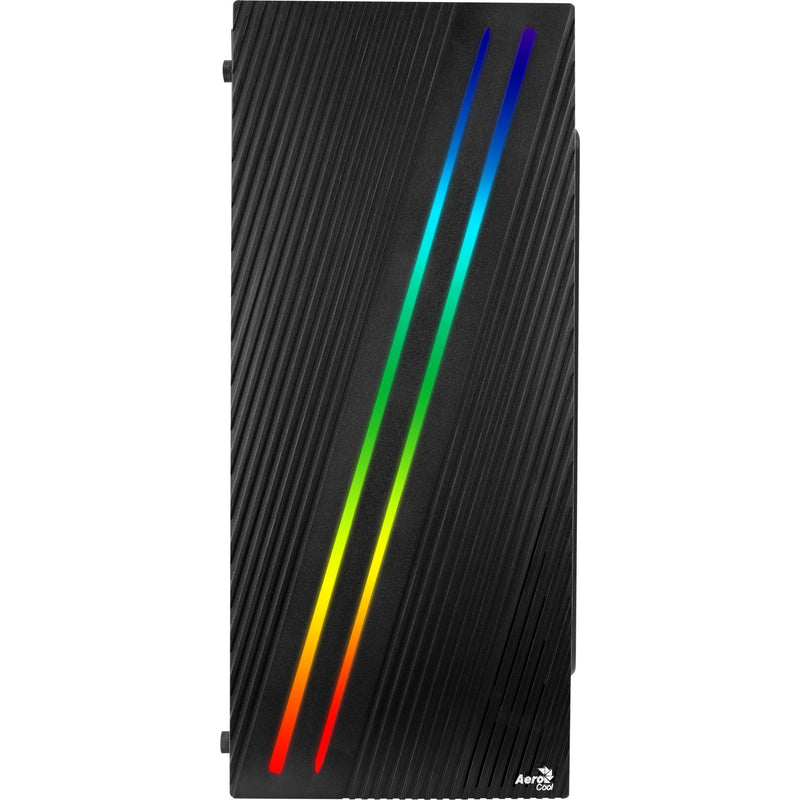 Afbeelding laden in galerijviewer, Aerocool streak midi tower behuizing (zwart | 3x usb-a | rgb | window)
