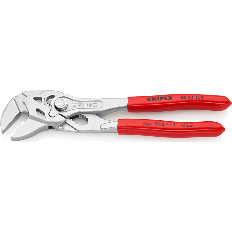 Afbeelding laden in galerijviewer, Knipex 86 03 150 serie - verstelbare tang - 150mm - vlakke bekken - ergonomische handgreep
