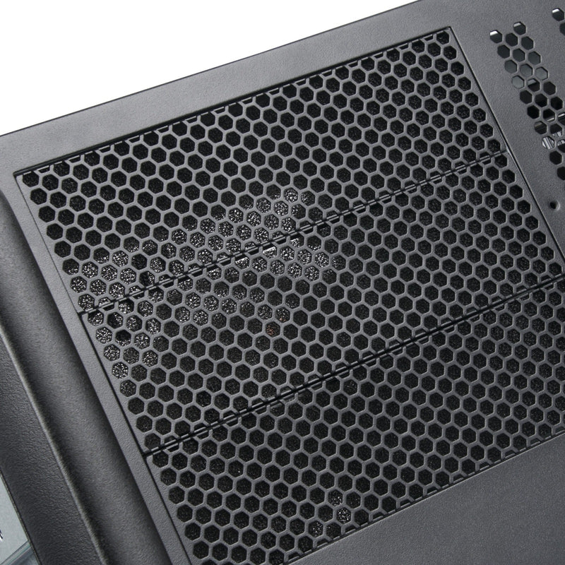 Afbeelding laden in galerijviewer, Silverstone rm41-h08 rack behuizing (zwart | 2x usb-a 3.2 (5 gbit s))
