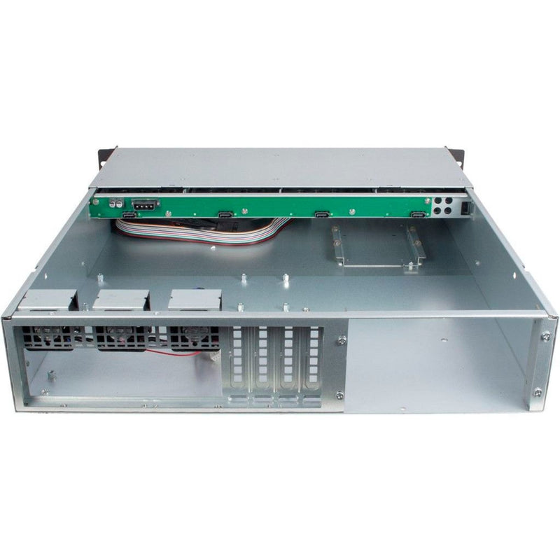 Afbeelding laden in galerijviewer, Inter-tech ipc 2u-2404l sata rack behuizing (zwart | 2x usb-a)
