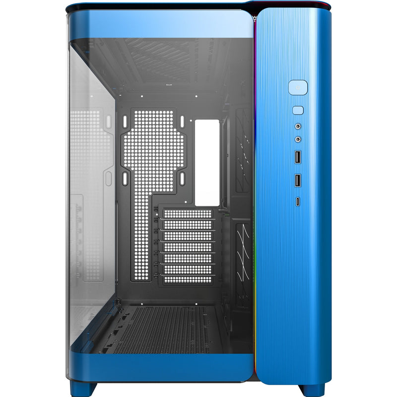 Afbeelding laden in galerijviewer, Montech king 95 midi tower behuizing (blauw | 2x usb-a | 1x usb-c | rgb | tempered glass)
