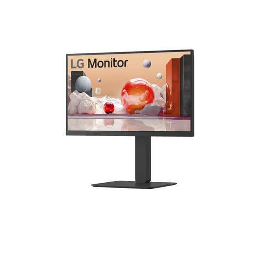 Lg 24ba850 23.8 monitor (zwart, 1x displayport, 1x hdmi, 1x usb-c, 4x usb-a, 1x rj-45, webcam)