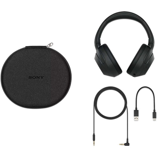 Sony ult wear draadloze koptelefoon met noise canceling over-ear headset (zwart, bluetooth)