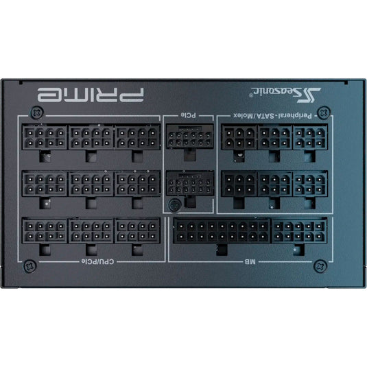 Seasonic prime tx-1600 modulaire 1600 watt voeding (zwart, 2x 12v-2x6, 6x pcie)