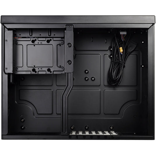 Silverstone sst-gd09b-c htpc behuizing (zwart | 1x usb-a | 1x usb-c)