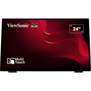 Viewsonic frameless touch monitor met 10-punts pcap 24 (zwart, hdmi, displayport, vga)
